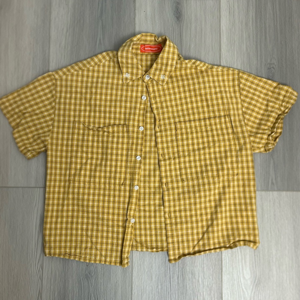 Yellow Checkered women’s shirt